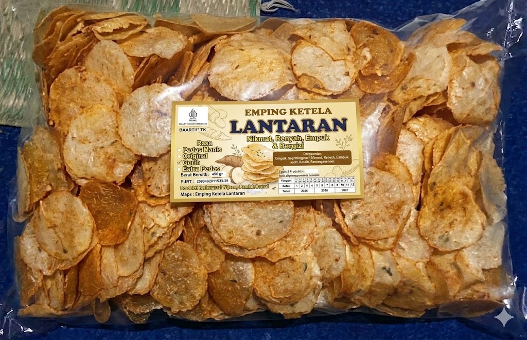 Emping Ketela Lantaran rasa Gurih Spesial